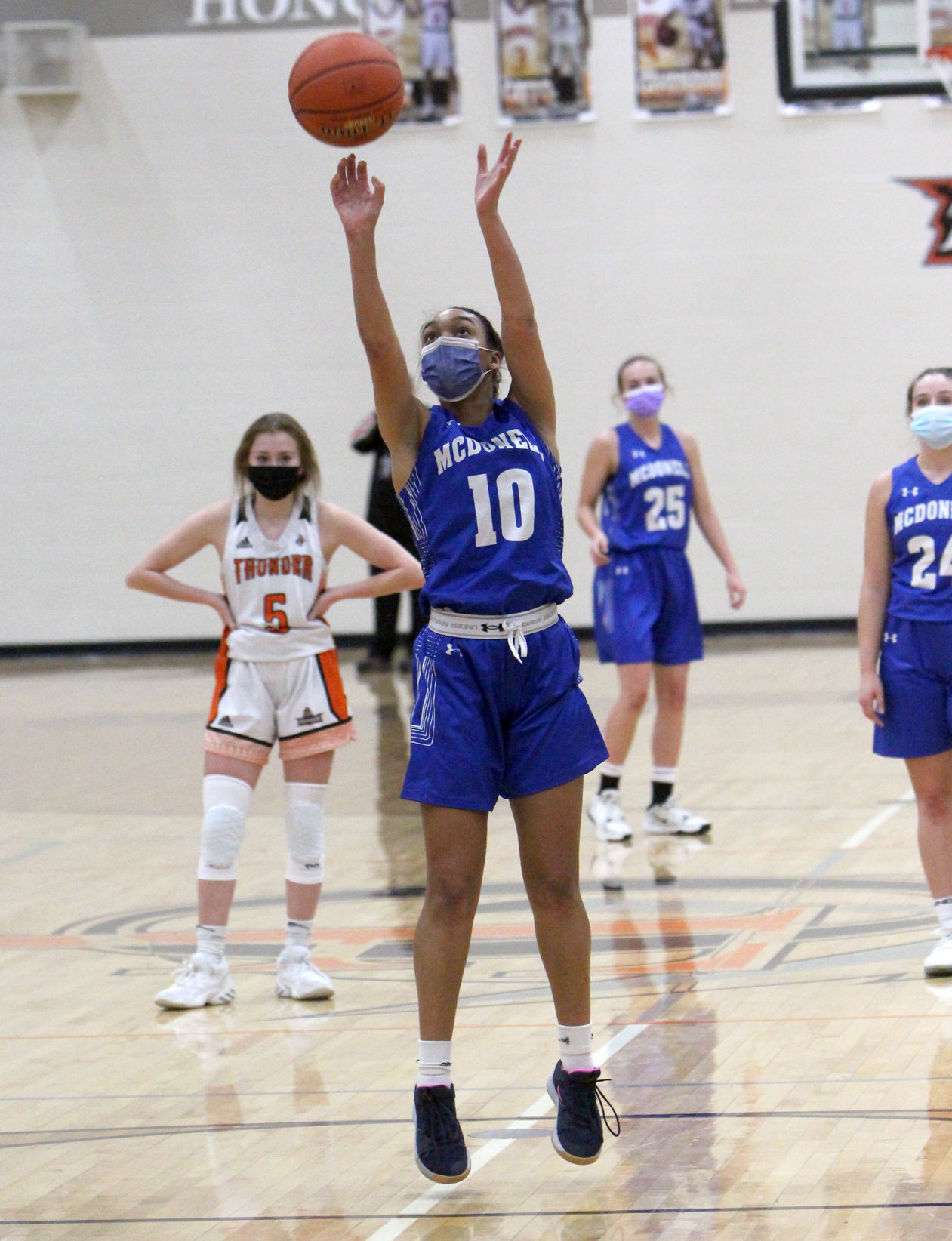 McDonell at Osseo-Fairchild girls basketball 1-11-21